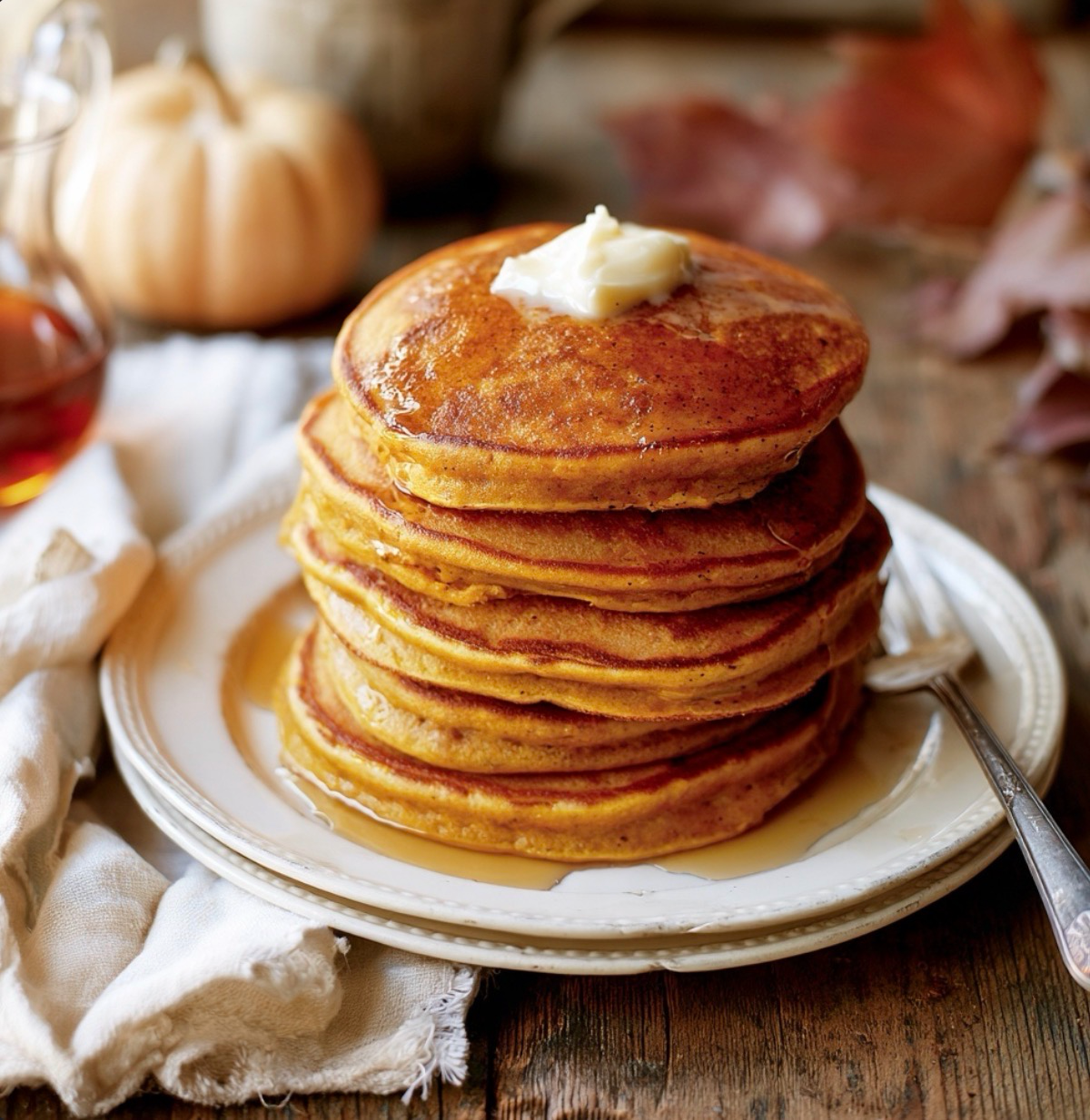 Pumpkin & Vanilla Bean Pancakes