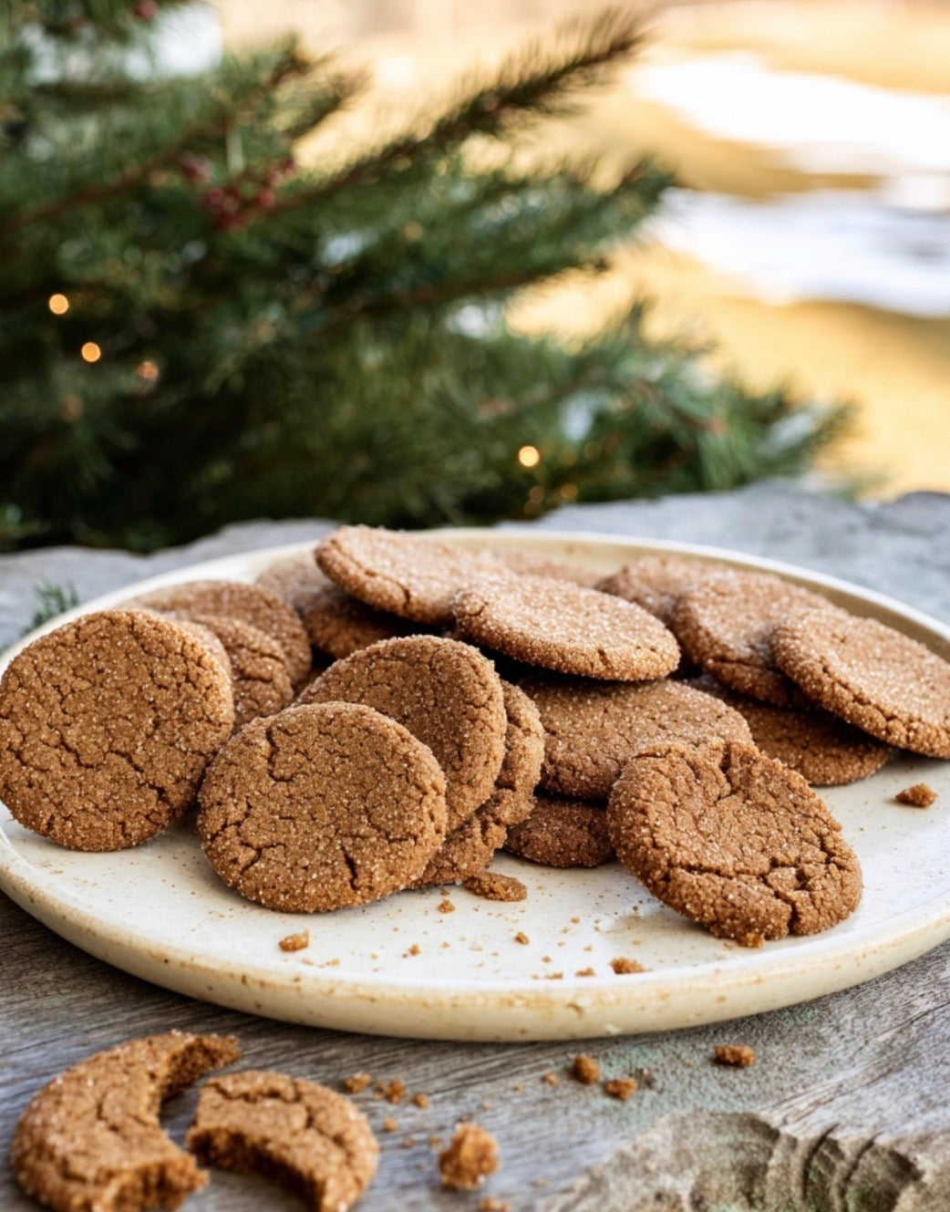 Soft, warmly spiced gingerbread cookies made with Forage Heritage Baker's Flour and Homestead Sweetener. A grain-free, gluten-free, zero-sugar recipe perfect for holiday baking and cookie decorating.