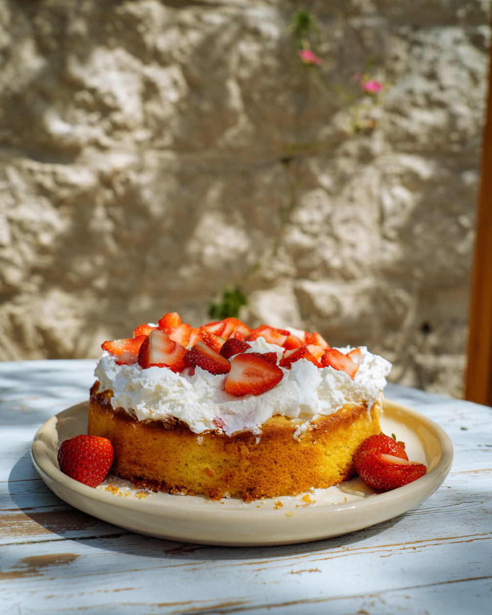 A soft yellow snack cake or cupcakes made with Forage Heritage Baker's Flour and Homestead Sweetener. A grain-free, gluten-free, zero-sugar recipe with rich vanilla flavor and a tender, moist crumb.
