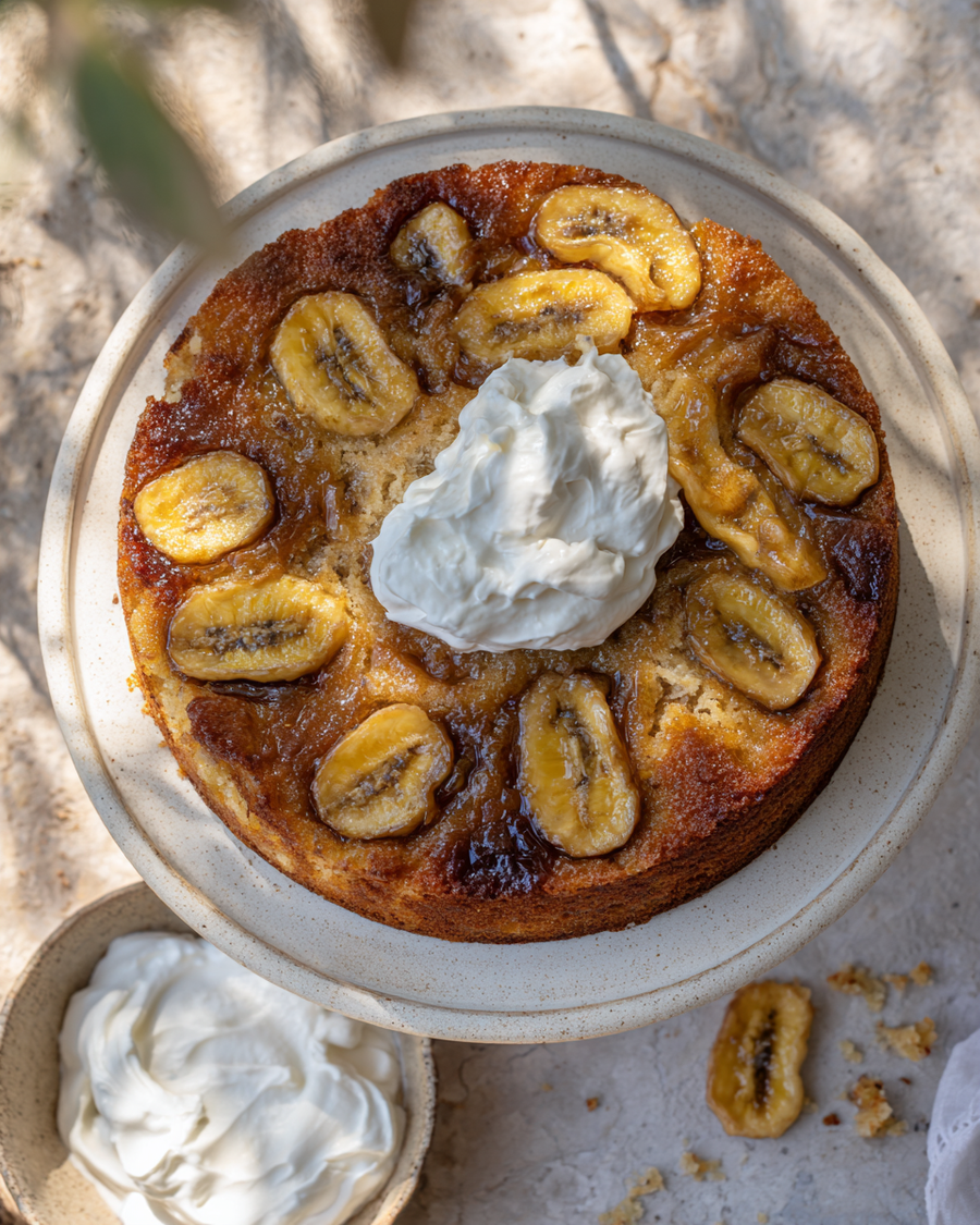 Banana Upsidedown Cake