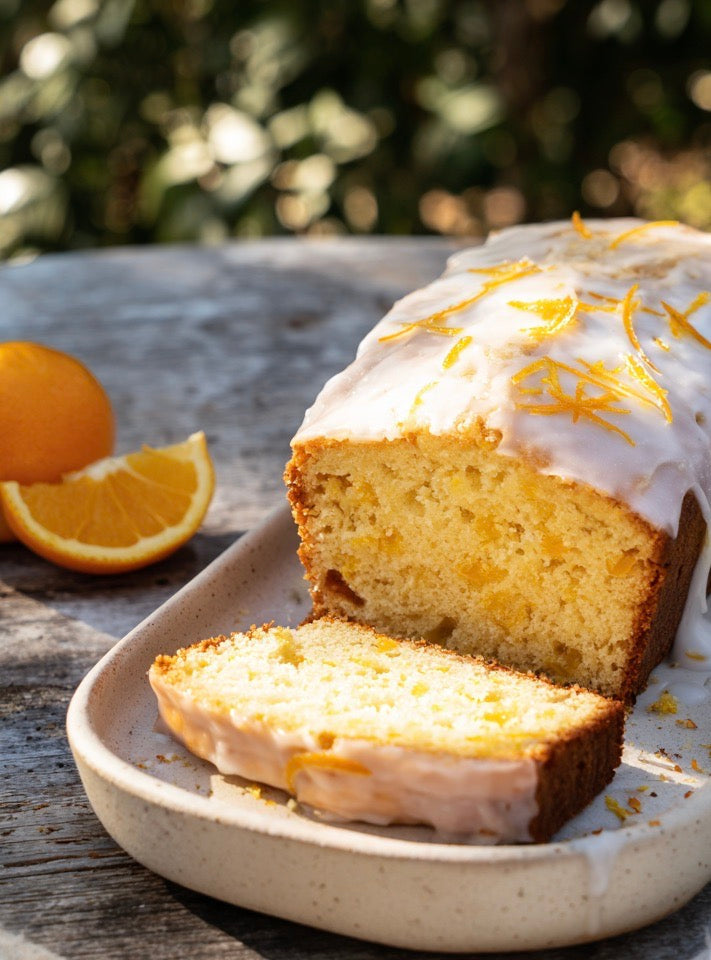 Orange Creamsicle Loaf Cake